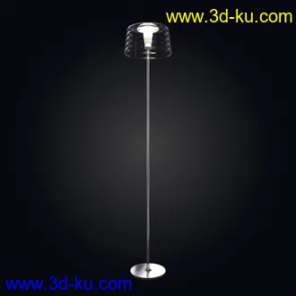 水晶灯,台灯,吊灯,应急灯,立地灯,壁灯,舞台灯,开灯状态,熄灯状态,灯饰模型合集的图片3