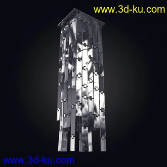 水晶灯,台灯,吊灯,应急灯,立地灯,壁灯,舞台灯,开灯状态,熄灯状态,灯饰模型合集的图片6