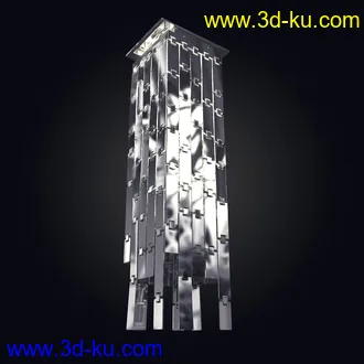 水晶灯,台灯,吊灯,应急灯,立地灯,壁灯,舞台灯,开灯状态,熄灯状态,灯饰模型合集的图片7