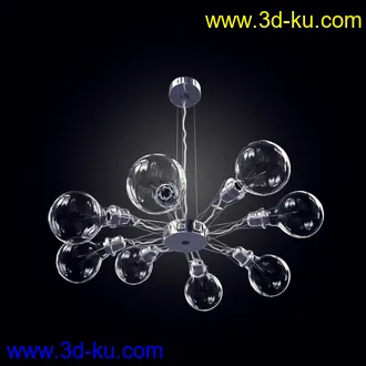 水晶灯,台灯,吊灯,应急灯,立地灯,壁灯,舞台灯,开灯状态,熄灯状态,灯饰模型合集的图片36