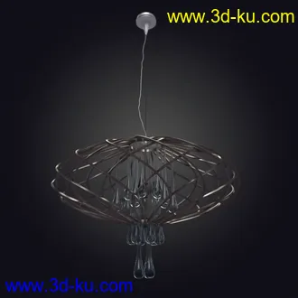 水晶灯,台灯,吊灯,应急灯,立地灯,壁灯,舞台灯,开灯状态,熄灯状态,灯饰模型合集的图片41