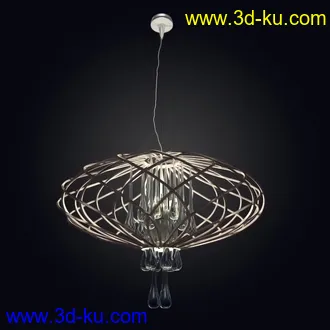 水晶灯,台灯,吊灯,应急灯,立地灯,壁灯,舞台灯,开灯状态,熄灯状态,灯饰模型合集的图片42