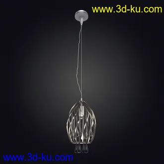 水晶灯,台灯,吊灯,应急灯,立地灯,壁灯,舞台灯,开灯状态,熄灯状态,灯饰模型合集的图片44