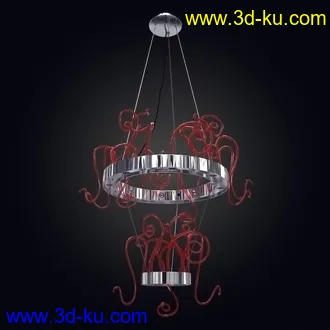 水晶灯,台灯,吊灯,应急灯,立地灯,壁灯,舞台灯,开灯状态,熄灯状态,灯饰模型合集的图片50