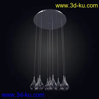 水晶灯,台灯,吊灯,应急灯,立地灯,壁灯,舞台灯,开灯状态,熄灯状态,灯饰模型合集的图片99