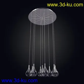 水晶灯,台灯,吊灯,应急灯,立地灯,壁灯,舞台灯,开灯状态,熄灯状态,灯饰模型合集的图片100