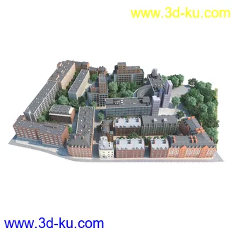 城市模型,街道,小区,住宅区,道路,绿化,社区,办公区,商业大楼,城市建筑模型的图片