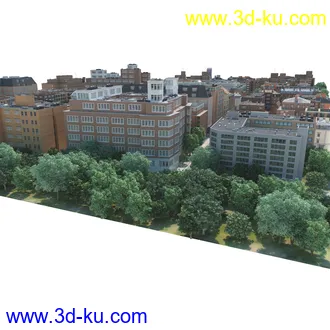 城市模型,街道,小区,住宅区,道路,绿化,社区,办公区,商业大楼,城市建筑模型的图片4