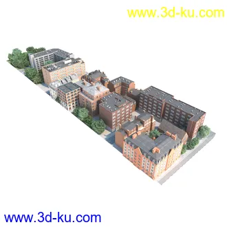 城市模型,街道,小区,住宅区,道路,绿化,社区,办公区,商业大楼,城市建筑模型的图片