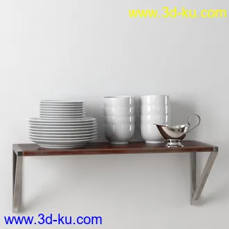 锅盘,酱油瓶,电饭锅,茶壶,茶杯,红酒杯,铝制厨具,瓶罐,容器,碗,刷子,厨房物品模型合集的图片