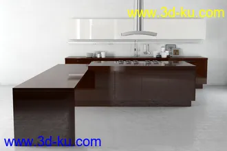 厨具模型,厨柜,餐具模型,灶台,厨房模型,抽油烟机,洗碗盘,炉灶,微波炉,餐桌,模型合集的图片