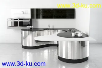 厨具模型,厨柜,餐具模型,灶台,厨房模型,抽油烟机,洗碗盘,炉灶,微波炉,餐桌,模型合集的图片
