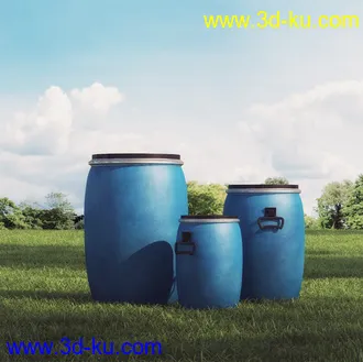 草料,草包,草堆,塑料桶,手推车,铁桶,仓库,农场,铁棚,加工厂,农场模型合集的图片