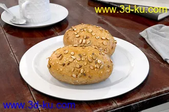 面包模型,花卷,蛋黄,全麦,黑麦,坚果,酸酵,杂粮,吐司,硬皮,长棍,面包,千层,面包模型合集的图片