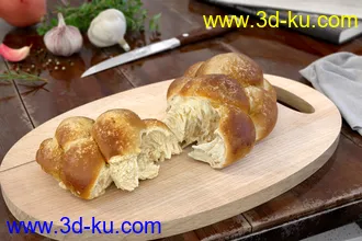 面包模型,花卷,蛋黄,全麦,黑麦,坚果,酸酵,杂粮,吐司,硬皮,长棍,面包,千层,面包模型合集的图片