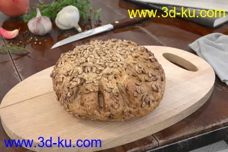 面包模型,花卷,蛋黄,全麦,黑麦,坚果,酸酵,杂粮,吐司,硬皮,长棍,面包,千层,面包模型合集的图片