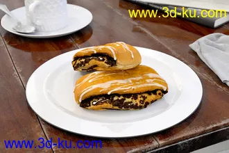 奶油面包,夹心面包,蛋糕,糕点,豆沙面包,油炸,黄油,面包,面包模型合集的图片