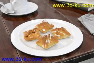 奶油面包,夹心面包,蛋糕,糕点,豆沙面包,油炸,黄油,面包,面包模型合集的图片