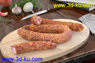 炸鸡腿,鸡翅,牛肉,腊肠,猪肉,猪蹄,牛排,排骨,烧鸡,模型,食物,肉类模型合集的图片