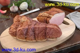 炸鸡腿,鸡翅,牛肉,腊肠,猪肉,猪蹄,牛排,排骨,烧鸡,模型,食物,肉类模型合集的图片