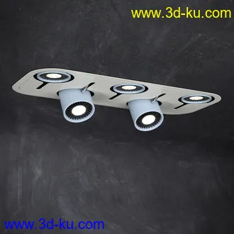 吊灯模型,吸顶灯,LED灯,节能灯,轨道灯,聚光灯,筒灯,导轨灯,LES,光域网,现代简约灯饰模型合集的图片56