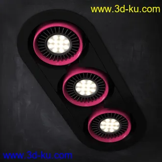 吊灯模型,吸顶灯,LED灯,节能灯,轨道灯,聚光灯,筒灯,导轨灯,LES,光域网,现代简约灯饰模型合集的图片60