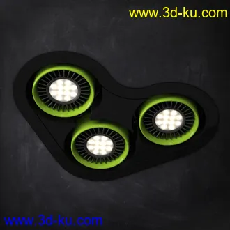 吊灯模型,吸顶灯,LED灯,节能灯,轨道灯,聚光灯,筒灯,导轨灯,LES,光域网,现代简约灯饰模型合集的图片63