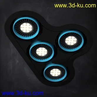 吊灯模型,吸顶灯,LED灯,节能灯,轨道灯,聚光灯,筒灯,导轨灯,LES,光域网,现代简约灯饰模型合集的图片65