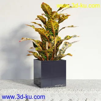 盆栽模型,盆景模型,鲜花模型,花卉模型,花盆,草,室内,花模型共48个的图片