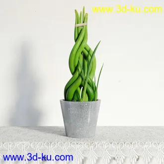 盆栽模型,盆景模型,鲜花模型,花卉模型,花盆,草,室内,花模型共48个的图片