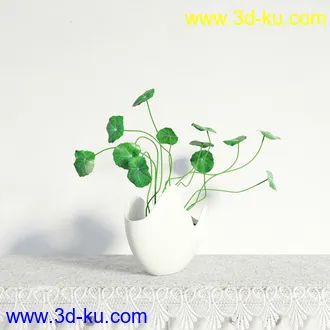 盆栽模型,盆景模型,鲜花模型,花卉模型,花盆,草,室内,花模型共48个的图片