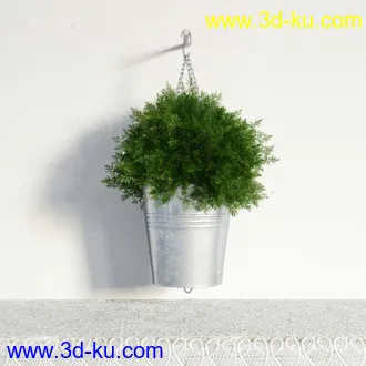 盆栽模型,盆景模型,鲜花模型,花卉模型,花盆,草,室内,花模型共48个的图片