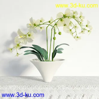 盆栽模型,盆景模型,鲜花模型,花卉模型,花盆,草,室内,花模型共48个的图片