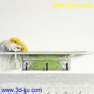 盆栽模型,盆景模型,鲜花模型,花卉模型,花盆,草,室内,花模型共48个的图片41