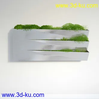 盆栽模型,盆景模型,鲜花模型,花卉模型,花盆,草,室内,花模型共48个的图片43
