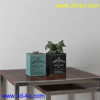 画笔,颜料,塑料瓶,花瓶,茶壶,茶杯,花,铁盒,蜡烛,酒瓶,洋酒,室内物品模型合集的图片