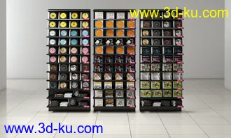 商店,笔记本电脑,数码相机,MP3,光碟,光盘,化妆品,橱柜,书籍,书本,货物架,超市,商场模型合集的图片