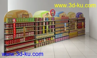 食品,食物,糖果,超市杂货,货物架,商品,水果,西瓜,马铃薯,衣物桶,男装,女装,手提袋,模型合集的图片