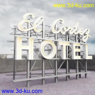 LOGO,条幅,店名,宣传标语,红绿灯,公共自行车,水塔,信号接收器,天线,铁楼梯,模型合集的图片