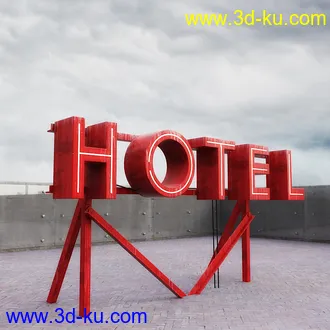 LOGO,条幅,店名,宣传标语,红绿灯,公共自行车,水塔,信号接收器,天线,铁楼梯,模型合集的图片