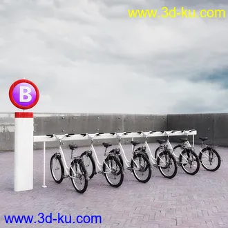 LOGO,条幅,店名,宣传标语,红绿灯,公共自行车,水塔,信号接收器,天线,铁楼梯,模型合集的图片