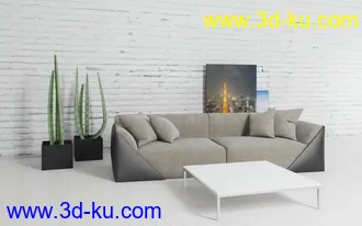 沙发,桌子,椅子,凳子,画,花盆,书,灯,相册,坐垫,电话,艺术品,茶几,茶具,模型,室内物品合集的图片