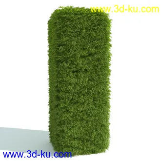 园林植物,园林园艺,草皮,树篱模型,绿篱模型,草堆,草墙,剪草,园林景观模型合集的图片