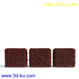 园林植物,园林园艺,草皮,树篱模型,绿篱模型,草堆,草墙,剪草,园林景观模型合集的图片