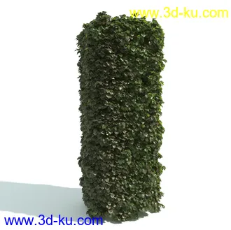 园林植物,园林园艺,草皮,树篱模型,绿篱模型,草堆,草墙,剪草,园林景观模型合集的图片