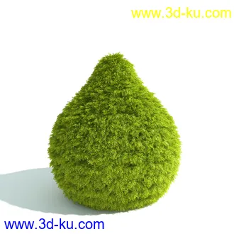 园林植物,园林园艺,草皮,树篱模型,绿篱模型,草堆,草墙,剪草,园林景观模型合集的图片