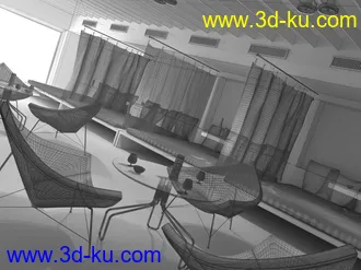 饭店模型,餐厅场景,饭店内景,餐桌,餐馆,桌椅,3D模型的图片