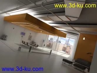 会议室模型,会议室场景,公司场景,3D模型的图片