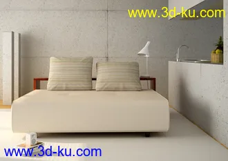 公寓模型,公寓场景,3D模型的图片