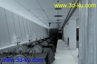 餐厅场景,球场观览室,观景场景,餐桌,3D模型的图片